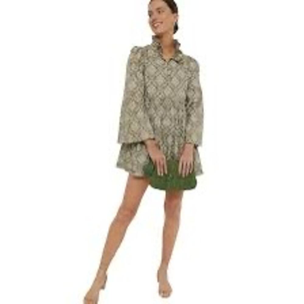 NWT Hyacinth House The Russell Moss Printed Mini Dress Sz XL Tuckernuck Paisley